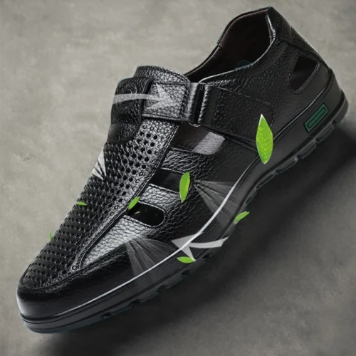 SANDALES URBAINES NOIR FLEX  2025