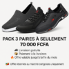 pack 3 chaussures