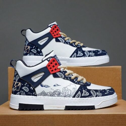 Baskets Sport pour Homme avec Imprimé Lettre – Style Patinage