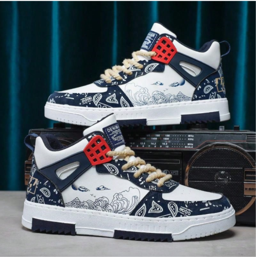 Baskets Sport pour Homme avec Imprimé Lettre – Style Patinage