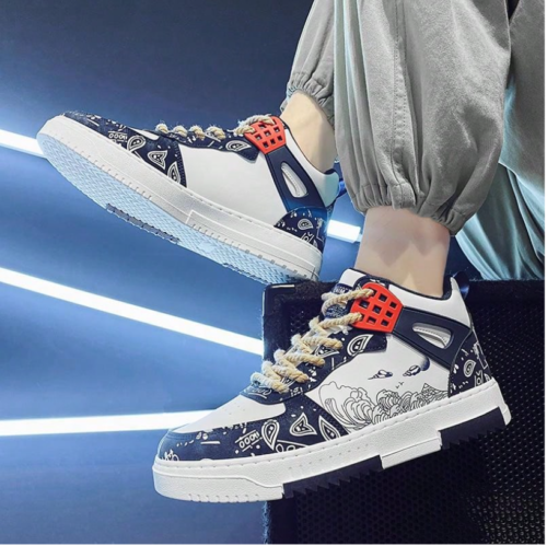 Baskets Sport pour Homme avec Imprimé Lettre – Style Patinage