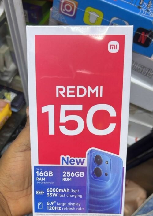 Redmi 15C – 8 Go RAM, 256 Go Mémoire, Tout est Possible 📱 (Gabon)